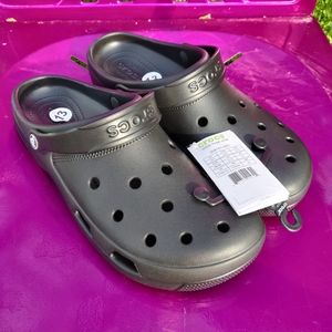 Size 13 Crocs Coast Clog Black 204151-001